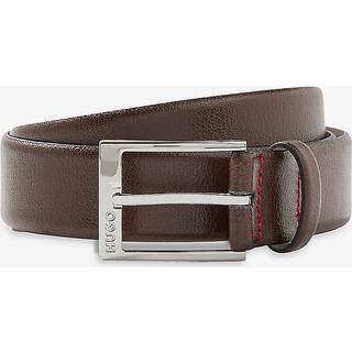 HUGO Gellot Leather Belt Brown