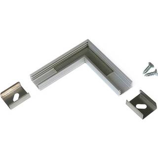 Vinkel til LED Profil SLIM8 - 90° - Anodiseret