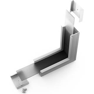 Vinkel til LED Profil VARIO30-07 - 90° - Sort