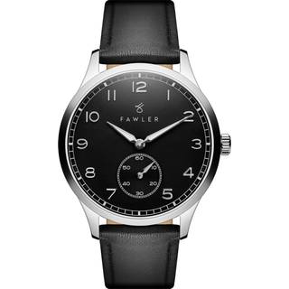 Adrien | Sort Emalje Rustfri Stål Ur