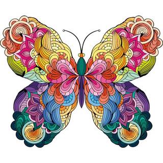 Kortærmet body - Sandfarvet med print