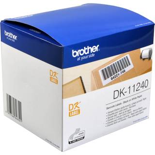 Brother papiretiket 102x50mm hvid 600stk