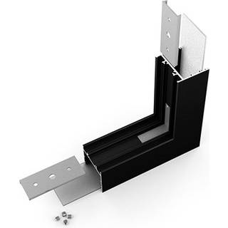 Vinkel til LED Profil VARIO30-02 - 270° - Sort - Stående