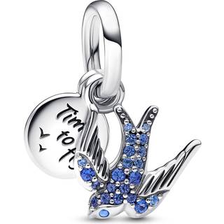 Pandora - Svale charm med blå sten - 792570c01