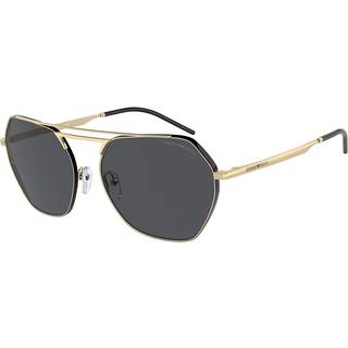 Emporio Armani EA2148 Polarized 301387 56 Solbriller Kvinder Guld - Shiny Pale Gold - 56mm