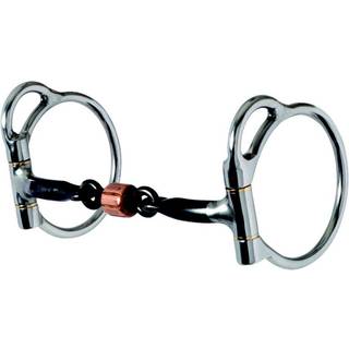 Reinsman 251 Trail Dee 3-delt glat Sweet Iron Snaffle med kobberrulle; Fase a