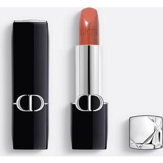 Rouge Dior-Couture Color Lipstick - Velvet and Satin Finishes - Hydrating Floral Lip Care - Long Wear