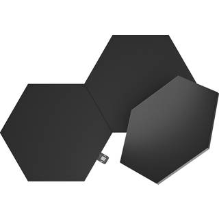 Nanoleaf Shapes Ultra Black Hexagon Udvidelsespakke (3 paneler) - På lager i butik