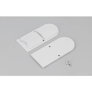 Endestykker til COMBO30-01A-D9 - Hvid - Metal - 2 stk