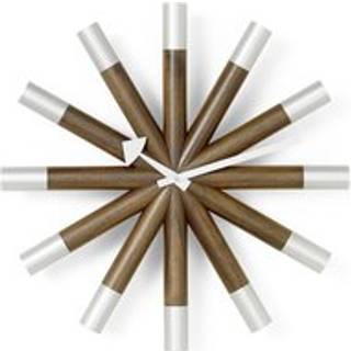 Vitra Wheel Clock Ur Valnød/Aluminium