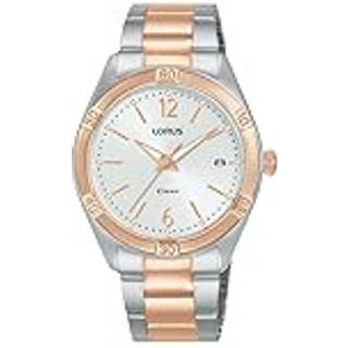Lorus RH982QX9 Fashion Sølvfarvet/Rosaguldtonet stål Ø34 mm