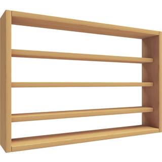 Esaldi hylder, reoler køkken 60 cm 4 hylder bøg dekor.