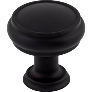 Toppvred TK831BLK SERENE Collection 1-3/16 """" Eden Medium Knob Flat Black