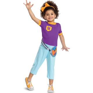Meekah-kostume til børns officielle Blippi-karakter kostume outfit Toddler Størrelse (4-6x)
