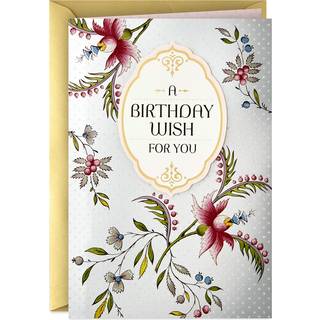 Hallmark Golden Thread Birthday Card (A Birthday Wish)