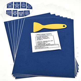 Magic Flock Plus Rhinestone Flock Template Stencil - 12 """" X8 """" 3 Sheets With Hotfix Rhinestone Tape