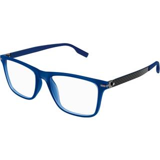 Montblanc MB0251O 002 54 Briller Mænd Blue - Frosted Blue - 54mm