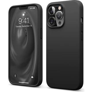 Elago Silicone Case (iPhone 13 Pro) - Svart