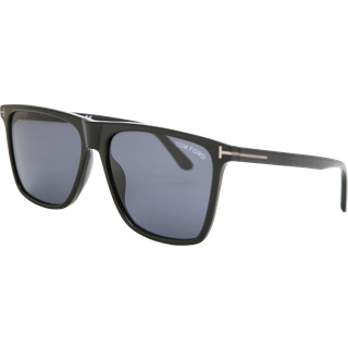 TOM FORD Mand FT0832-N FLETCHER 01A Solbriller Acetat Sort Grå Firkantet Normal