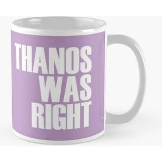 11 oz krus – Thanos havde ret – Keramisk kaffekrus – Sjov gave til jubilæum og julegave