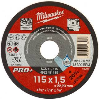 Milwaukee SCS 41 PRO+ Skæreskive 115x1,5 mm