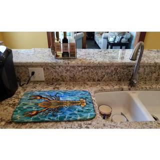 """" Caroline's Treasures Hummer Dish Drying Mat 14 X 21 """"