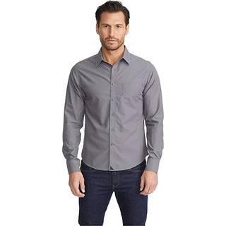 UNTUCKit UNTUCKit Grey 100% Cotton Wrinkle-Free Slim Fit Sangiovese Shirt