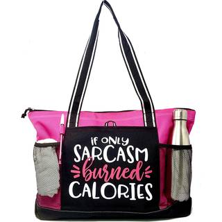 Brooke & Jess Designs Cute Gym Bag - Ladies Workout Gym Tote med lommer - Gaver til kvindelige sportsposer