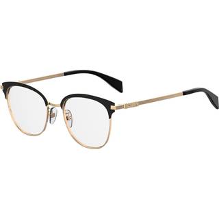 Moschino MOS523/F Asian Fit 807 52 Briller Kvinder Black - Black Gold - 52mm