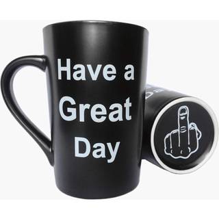 Mauag sjove julegaver unikke kaffekrus har en dejlig dag s?d cool keramisk kop sort bedste ferie og f?dselsdag gag gaver 12 oz