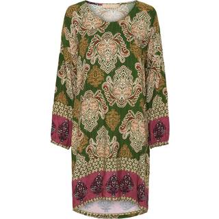 Marta Du Chateau dame kjole 5082 - Kaki/Beige - S/M