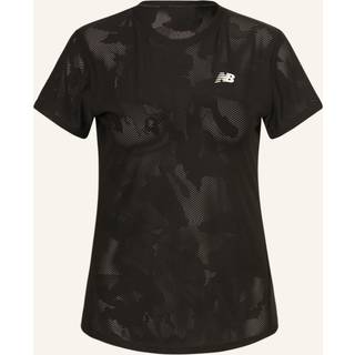 T-shirt New Balance Q Speed Jacquard Short Sleeve wt33281-bk Størrelse S
