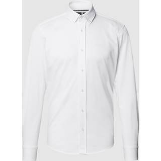 BOSS Black Herren Hemd weiß