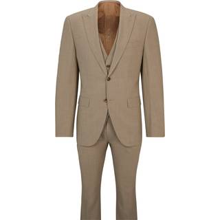 BOSS Black Herren Anzug beige