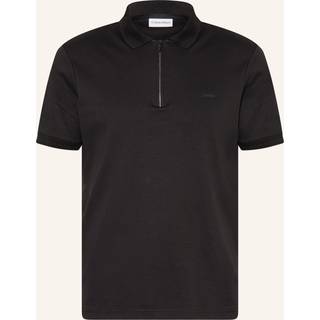 Welt Zip Polo Shirt - Black - XXL