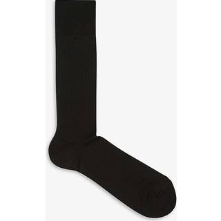 Reiss Reiss Black Fela Ribbed Socks