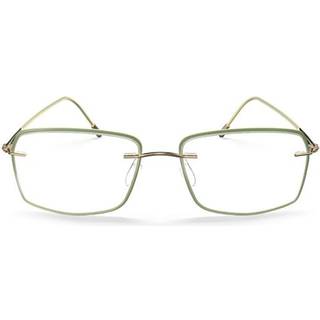 Silhouette Lite Spirit 5566/JH 8540 53 Briller Mænd Grøn - Champagne Olive - 53mm