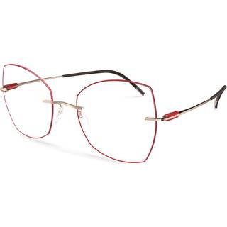 Silhouette Purist 5561/MV 6145 55 Briller Kvinder Rød - Red - 55mm