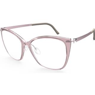 Silhouette Infinity View Fuld Kant 1610/75 3540 57 Briller Kvinder Lyserød - Transparent Rose Pink - 57mm