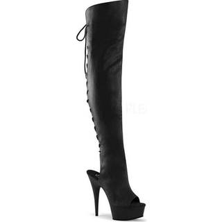 Pleaser Delight-3019 Blk Faux Leather/Blk Matte 39