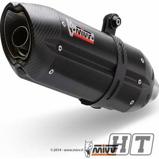 MIVV Suono Lyddæmper Rustfrit stål, sort, titanium