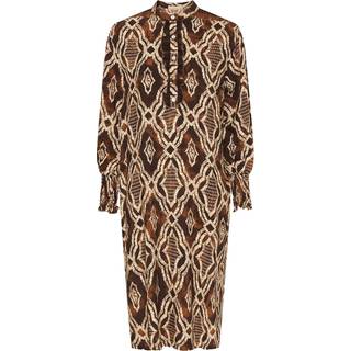 Marta Du Chateau dame kjole MdcGry 28530-1 - Brown - L/XL