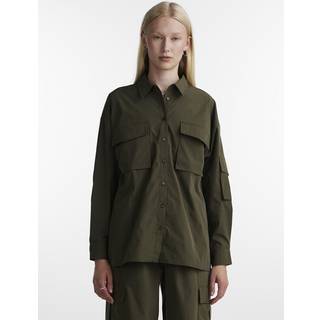 PIECES dame skjorte PCDRE - Deep Lichen Green - XS