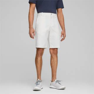 Men&#39;s Puma Dealer 10&#34; Golf Shorts, White, Size 32, Clothing - White Glow - 32