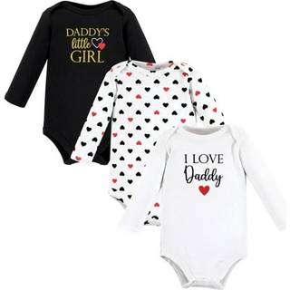 Hudson baby unisex baby bomuld lang?rmet bodysuits pige far r?d sort preemie