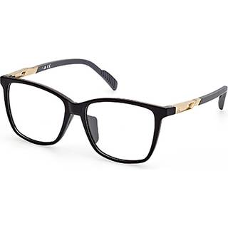 Adidas Sport SP5019-F Asian Fit 001 56 Briller Mænd Black - Shiny Black - 56mm