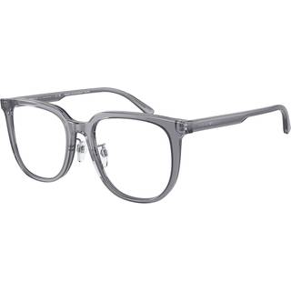 Emporio Armani EA3226D Asian Fit 5029 54 Briller Mænd Krystalklar - Shiny Transparent Grey - 54mm