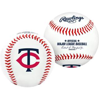 Rawlings MLB Minnesota Twins Team Logo Baseball White 1