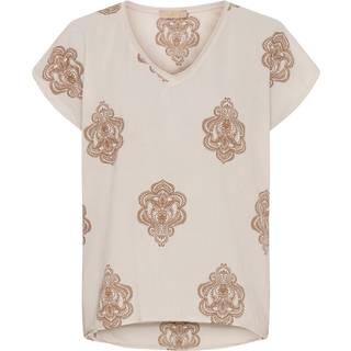Marta Du Chateau dame bluse 85483 - Sabbia print - S/M