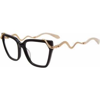 Roberto Cavalli Kvinde VRC020M 700 Optiske stel Acetat Sort Firkantet